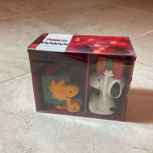 NIB St. Nicholas Square Peanuts salt & pepper Snoopy and Woodstock discountinued